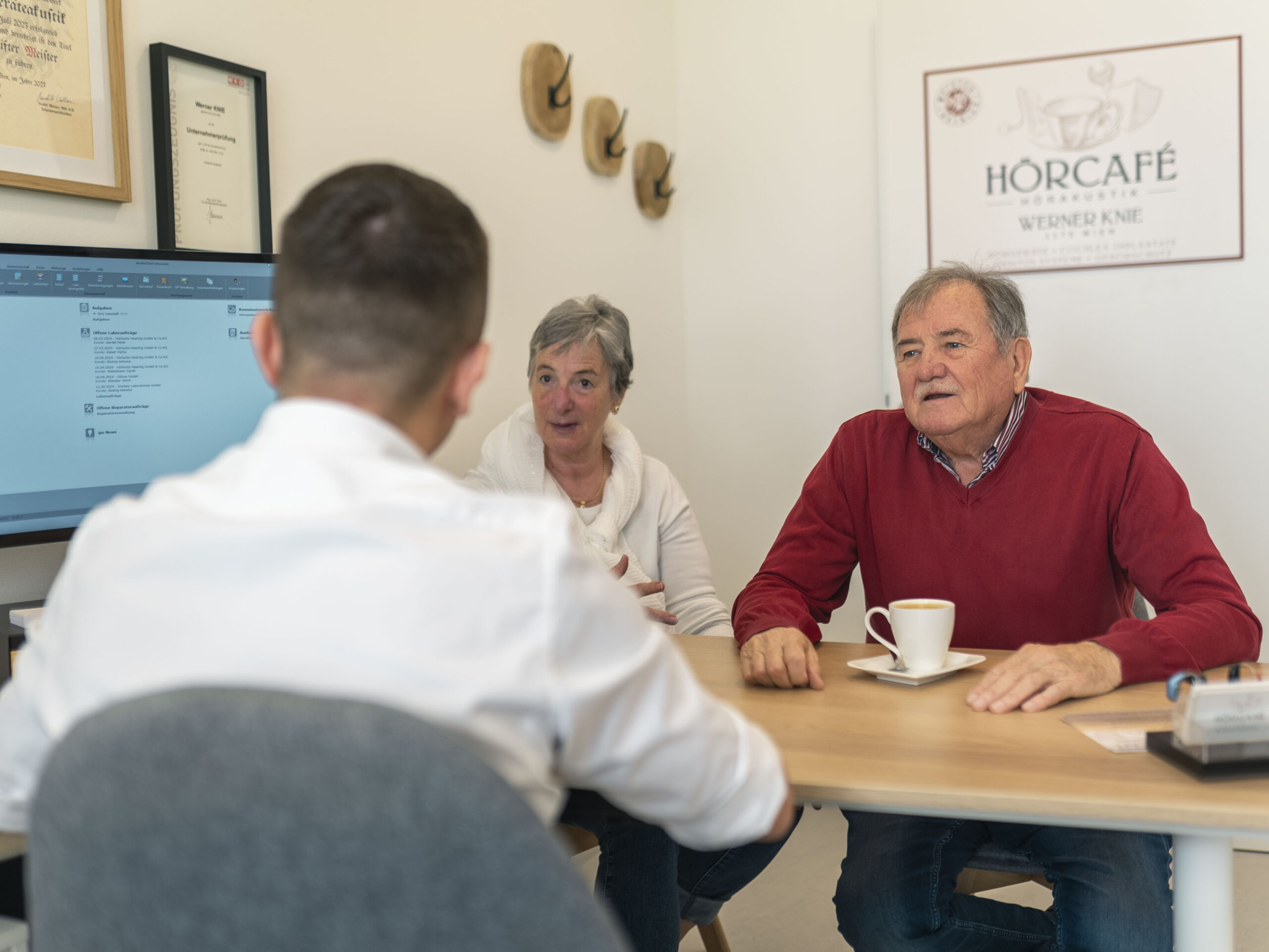 Persönliche Hörgeräte-Beratung im Hörcafé